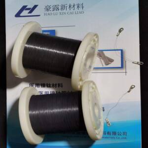 Light Oxidized Nitinol Drive Wire 0.15mm for precision medical and engineering uses